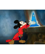 Framed canvas art print giclée mickey mouse fantasia wizard magic hat so... - £31.13 GBP+