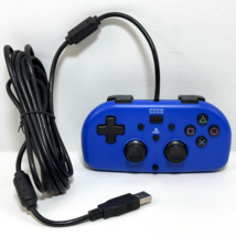 Hori Mini Wired Gamepad for PlayStation 4 PS4 Blue Controller - No Box o... - £29.76 GBP