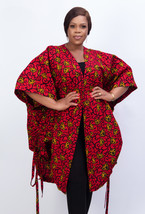 Nkoyo African Print Kimono - £62.65 GBP