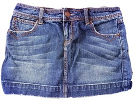So Wear It Declare It Juniors Size 5 Pockets Short Mini Denim Jean Skirt - £10.80 GBP