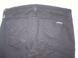 New Womens Designer Hudson Jeans 28 Black NWT Krista Crop Super Skinny Cool Logo - £148.27 GBP