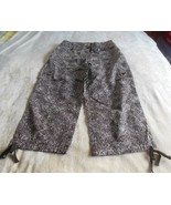 Chico&#39;s Women&#39;s Python Ripstop Cargo Crop Pants Chocolate Size 0 - €50,35 EUR