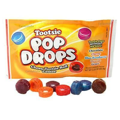 Tootsie Pop Drops Candy 10 Pouches 5 flavors of Tootsie Pops without the stick - $9.97