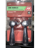 MOEN SINK HANDLE REPLACEMENT ACE HARDWARE 4510822 CHROME FAUCET HANDLES - $13.26 CAD