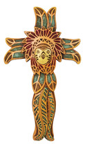 Native American Indian Owl Chief with Headdress Floral Faux Wooden Wall ... - $23.99