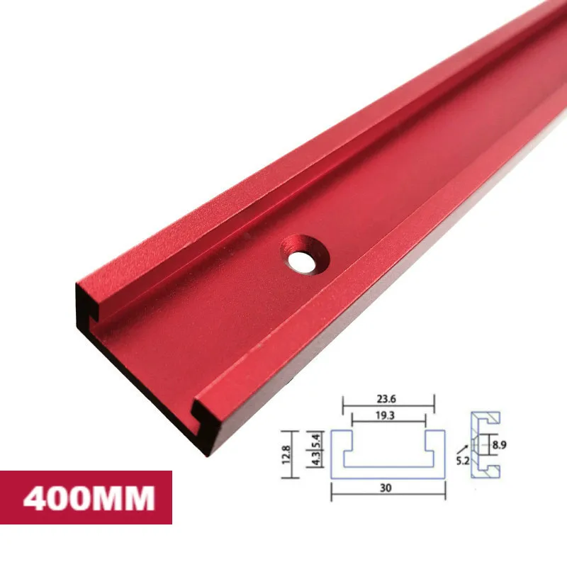 Aluminium Alloy T track Slot Miter Track Jig Fixture T-Slot Miter Track Stop for - £166.65 GBP