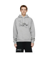 NWT Helmut Lang x Saintwoods Taxi Better Never Than Late Hoodie XL Mens ... - €171,72 EUR
