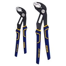 IRWIN VISE-GRIP GrooveLock Pliers Set, V-Jaw, 2-Piece (2078709) - £40.16 GBP