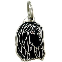 Dog name ID Tag,  Afghan hound, Personalized, Engraved, Handmade, Charm - £15.85 GBP+