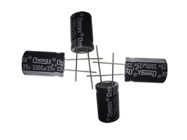 3300Uf 25V 16X25 +/-20% 105°C 10 Pcs Aluminum Electrolytic Capacitors,3300 - $26.99