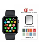 Iwo W26 Smart Watch Men Women 44mm 1.75inch Full Touch Screen Sport IP68 - £28.63 GBP