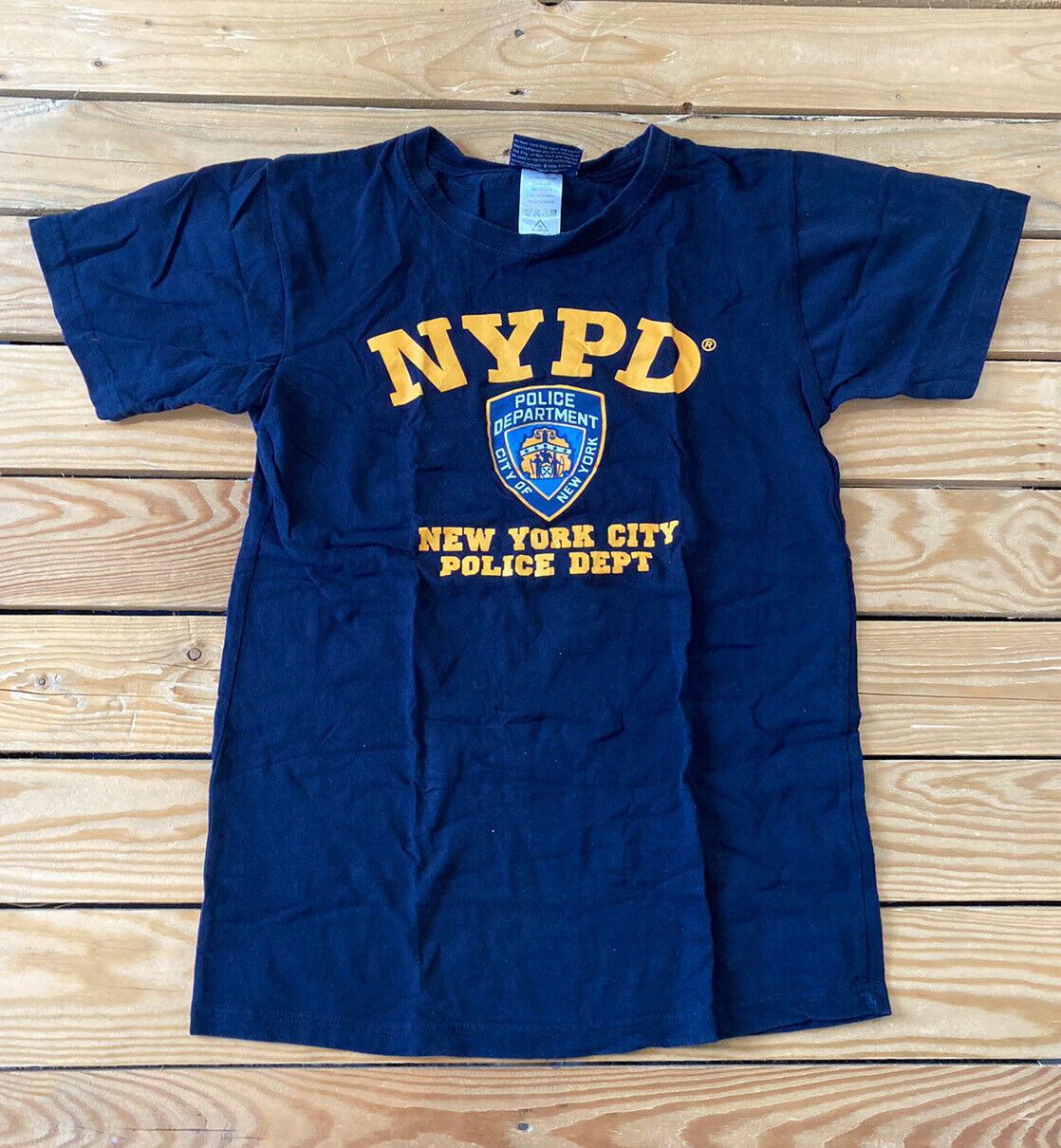 NYPD NWOT Men’s New York City Police t Shirt Size S Blue F3 - $14.17