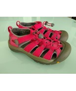 KEEN Waterproof Washable Sz 4 Kids Pink Grey Hiking Sport Outdoor Shoe - $27.16 CAD