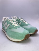 New Balance 574 Green Suede Retro Lifestyle Sneakers U574RD2 Men&#39;s Sizes 9-13 - £63.23 GBP