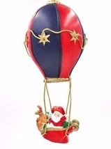 Christmas Tree Ornament Silvestri Santa Claus Hot Air Balloon - £15.78 GBP