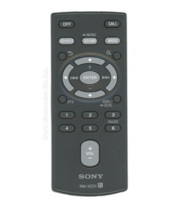 Genuine Sony RM-X231 Oem Remote Control -Car Audio System -INCLUDES Used Battery - £7.39 GBP