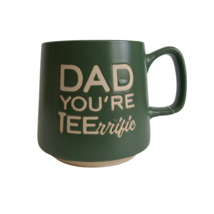 Dad You&#39;re Teerrific Ceramic Coffee Mug Fathers Day Gift For Golfers w G... - $22.57