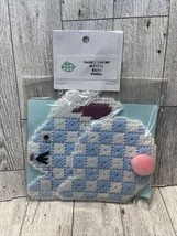 VTG Calico Bunny Magnet Easter Blue Pink White New In Packaging 6X5 - £7.06 GBP