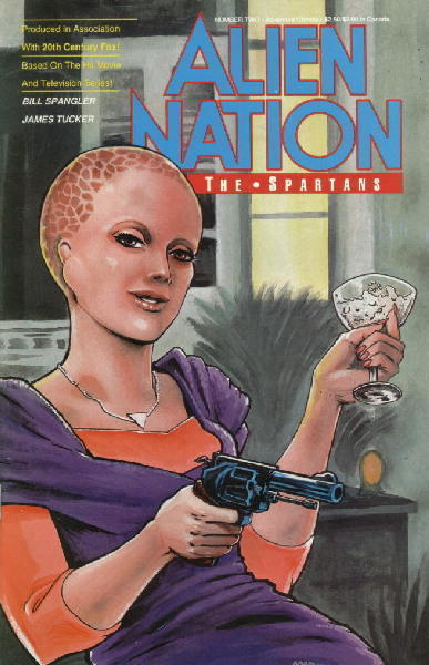 Alien Nation: The Spartans Comic Book #2, Adventure Comics 1990 FINE+ - $1.75