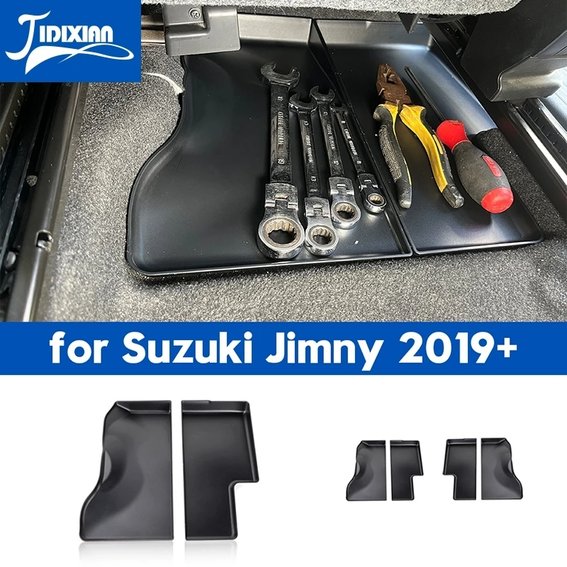 Ian car under seat storage box organizer tray for suzuki jimny 2019 2020 2021 2022 2023 thumb200