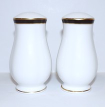 Lovely Pair Of Lenox Bone China Kristy 3 3/4&quot; Salt &amp; Pepper Shakers - £46.24 GBP