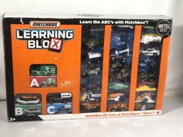 2016 Matchbox Rare LEARNING BLOX 26 Cars/Boxes Complete Set Learn the ABC&#39;s - £116.80 GBP