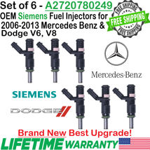 NEW OEM Siemens DEKA x6 Best Upgrade Fuel Injectors for 2006-13 MB Benz &amp; Dodge - £225.53 GBP