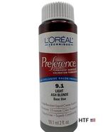 Loreal Preference 9.1 Light Ash Blonde Base Blue 2 Fl Oz - $455.28 MXN