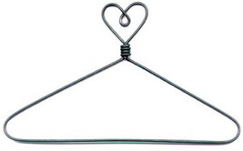 Classic Motifs 6 Inch Heart Top with Open Center Craft Hanger - $5.95