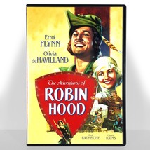 The Adventures of Robin Hood (DVD, 1938, Full Screen) Like New !   Errol Flynn - £6.13 GBP