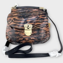 NWT PATRICIA NASH Veneto Leather Tiger Crossbody Brown Black Purse Bag S... - $2,893.98 MXN