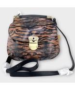 NWT PATRICIA NASH Veneto Leather Tiger Crossbody Brown Black Purse Bag S... - $150.00