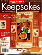 Creating Keepsakes Magazine November 2001 Scrapbook Thanksgiving 165 Page ideas - £6.04 GBP