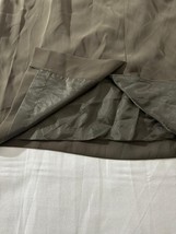 Kasper Women's Brown Rear Zip & Slit Pull-On Skirt Size 12P Measured Waist 32" image 11