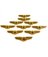 Airlines Children’s First Flight Pilot Wings Pins - £19.88 GBP