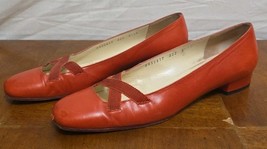 Salvatore Ferragamo Boutique Women’s Size 8.5 AA Leather Red Mary Jane S... - $39.95