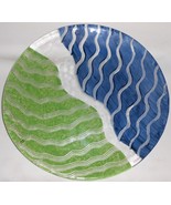 KOSTA BODA Art Glass TONGA PATTERN 15 1/2&quot; Charger / Platter HAND PAINTE... - $141.09 CAD