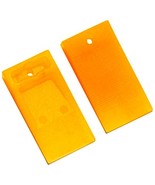 100 WEDGE SPACERS for Tile Marble 1/4&quot; 6mm ORANGE Plastic 2 Sided shim T... - $35.70 CAD