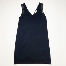 Everly Womens Shift Dress Black S V Neck Sleeveless Mesh Pullover Polyester - $165.16 MXN