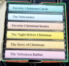 Joshua Morris Publishing Inc Christmas Stories 6 cassettes audio library 1989  - £14.33 GBP