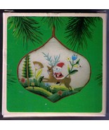 1984 Hallmark Christmas Ornament SANTA Hand-Sewn # QX458-4 IOB - $12.00