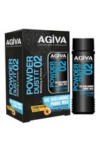 Agiva Hair Styling Powder Wax 02 Black Strong Hold 0.71oz - £13.93 GBP