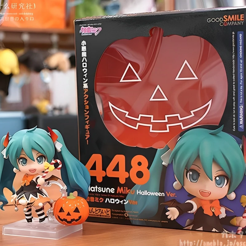 Original Stock Gsc Good Smile Nendoroid 448 Hatsune Miku Vocaloid Hallow... - $180.91