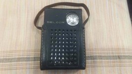 VIntage Belcor Eight Transistor with leather case made in Japan - £26.50 GBP
