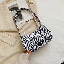 All-match Fashion Women Square Bags Zebra pattern - £6.42 GBP