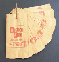 Vintage Western Auto Catalog Order Center Store Bag Lot W Counter Wire Post - £51.89 GBP