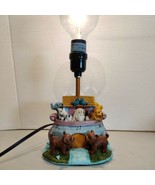 Noah&#39;s Ark Cute Animals Boat Religious Jesus Children&#39;s Electric Desk Lamp - €13,93 EUR