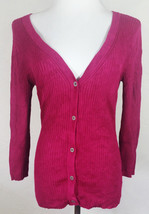 New York and Company Womens XS Cardigan Purple Button Down Sweater Career - £10.58 GBP