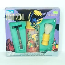 Batman Play Shaving Kit Set Shaving Cream Razor Original Box 1991 DC Com... - $27.10 CAD