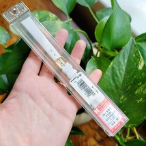 Vintage White Genuine Leather Fine Calfskin W-104 Dainty Classic Watchband - $19.99